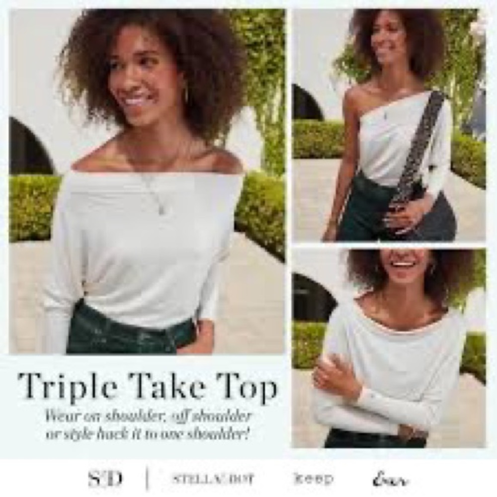 Stella & Dot Triple Take Top